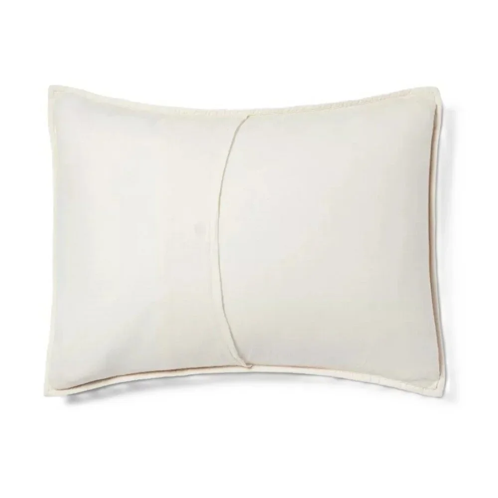 Threshold 100% Cotton Floral Print Voile Tonal Quilted King Pillow Sham 20 x 36